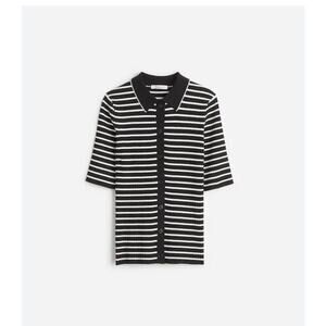 Madewell Signature Knit Sweater Polo Tee